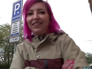 Pink-haired Alex Bee Fucks In The Unclothe Club