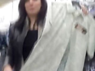 Czech Exhibitionist Duo Fuck In Shopping Mall