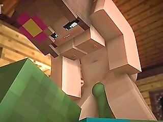 Packing Her Tummy With The Warmest Juice - Xxx Minecraft