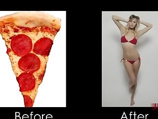 Photoshop Turns Pizza Into Woman