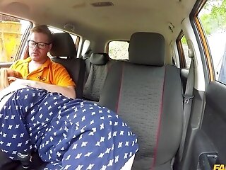 Voluptuous Ginger-haired Harley Morgan Fucks In Car