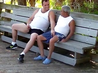 Older Faggots Have Orgy In Public Park Sixteen