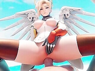 Overwatch Kinky Grace Gets Wild Fuck And Creampied