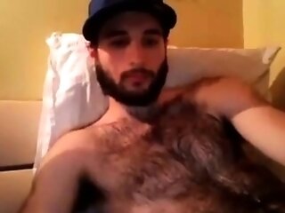 Hairy Chest Covered In Jism