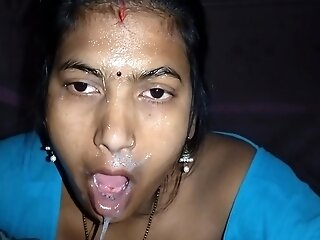 Bangali Desi Bhabhi Hot Blowage And Jizm In Mouth