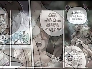 "all In Despite An Alternative Outcome": Le Comics Pornographique Amphibia De Ruddyrzaq Avec De La Dual Pénétration Et Des Filles Trans