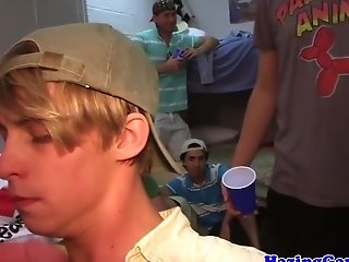Jizzed On Gaystraight Fratpledges Rammed And Sucking After Wa