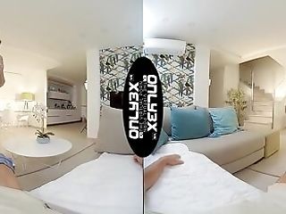 Vr Home Porno With The Naked Wifey After She Gags A Little