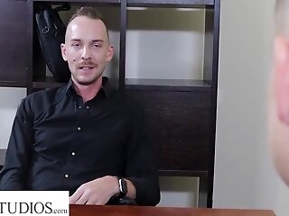 Fucking My Stepson Hard In His Job Interview - Andre W And Andrew Connor