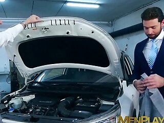 Car Mechanic Gustavo Cruz Fucked Hard In The Donk By Hot Dario Beck